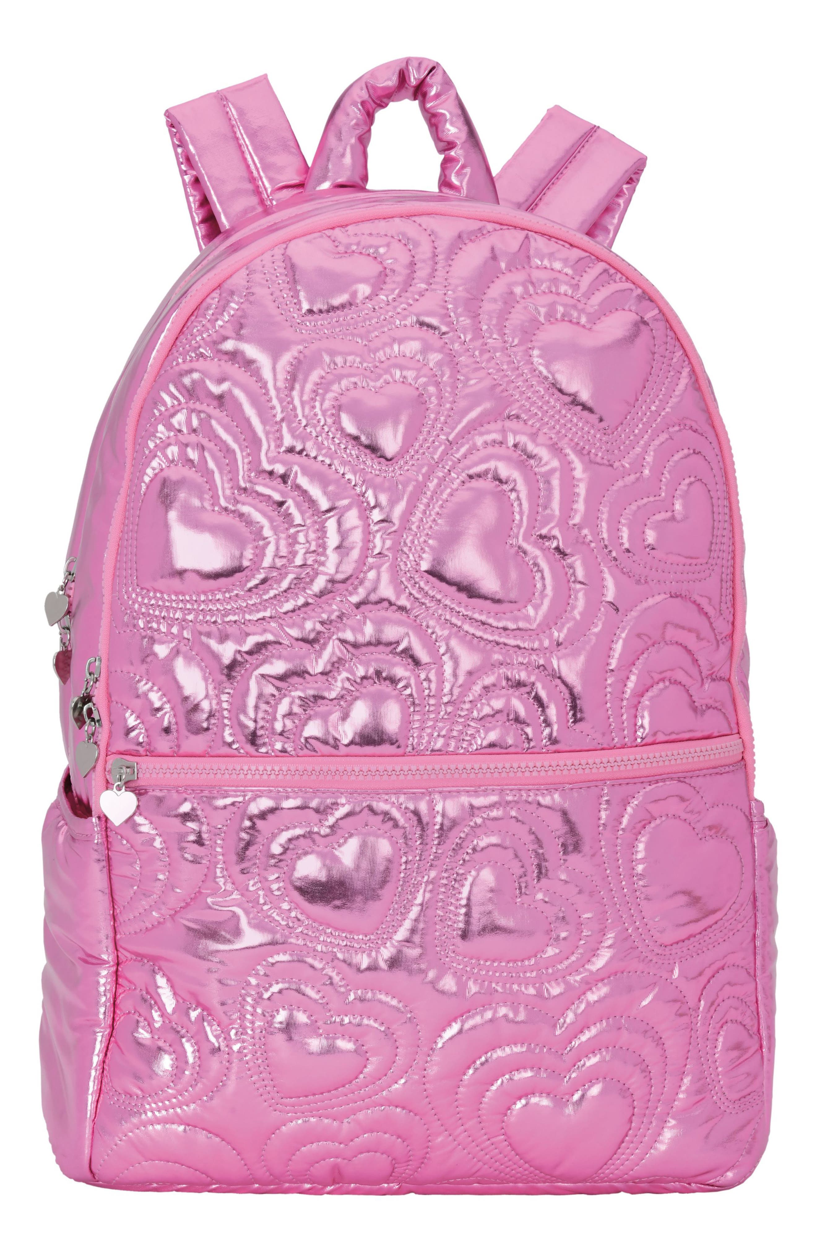 Iscream Kids' Quilted Heart Backpack, Main, color, 