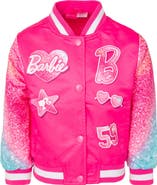 Barbie Varsity Bomber Jacket
