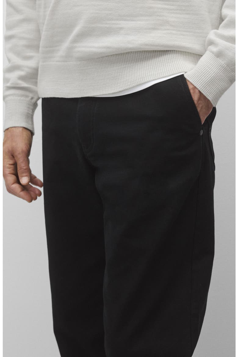 Grounds Standard Straight Leg Cotton Canvas Work Pants, Main, color, BLACK