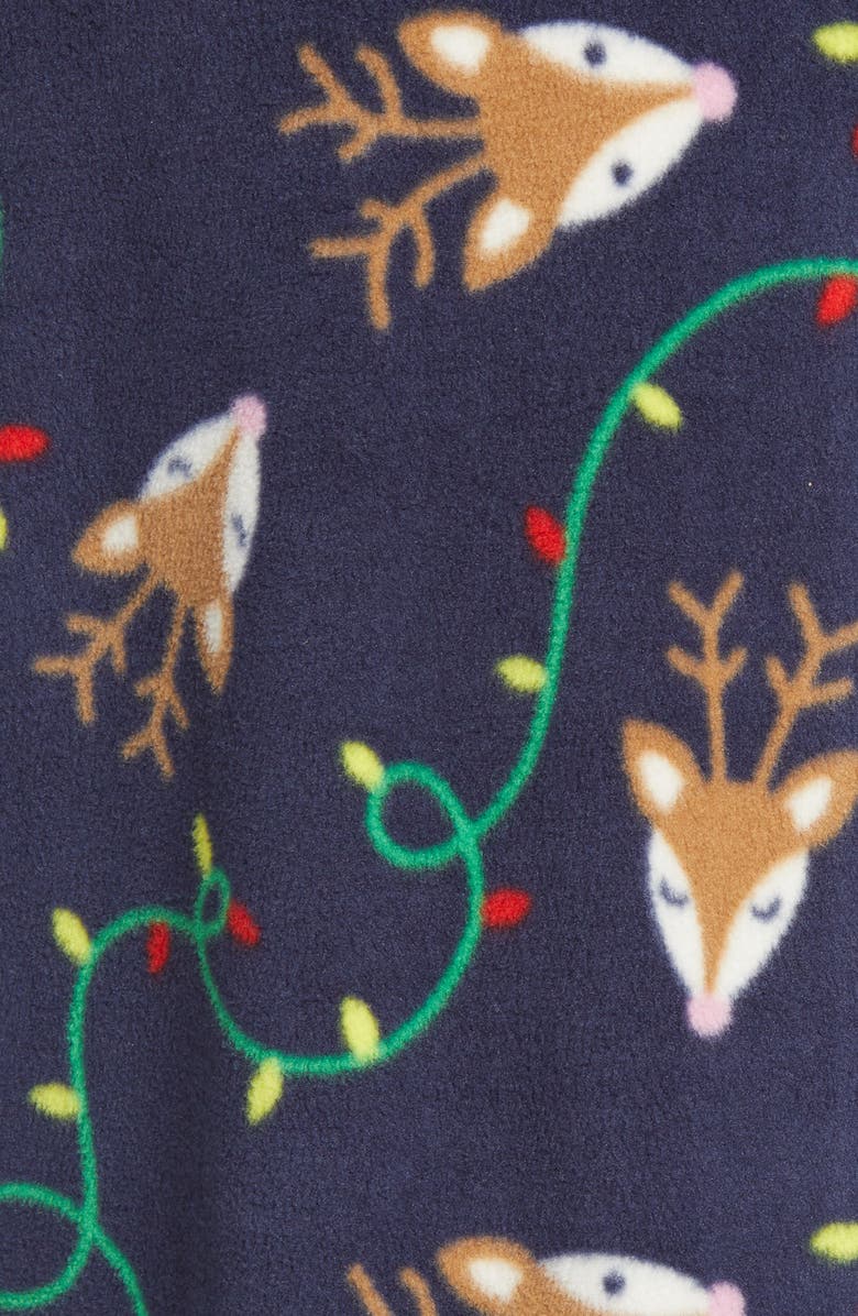 Nordstrom Fam Jam Microfleece Hooded Jumpsuit Pajamas, Alternate, color,