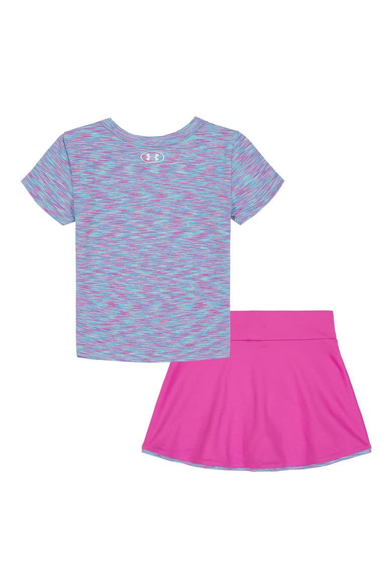 Kids' Graphic T-Shirt & Skort Set, Alternate, color, FLUO FUCHSIA