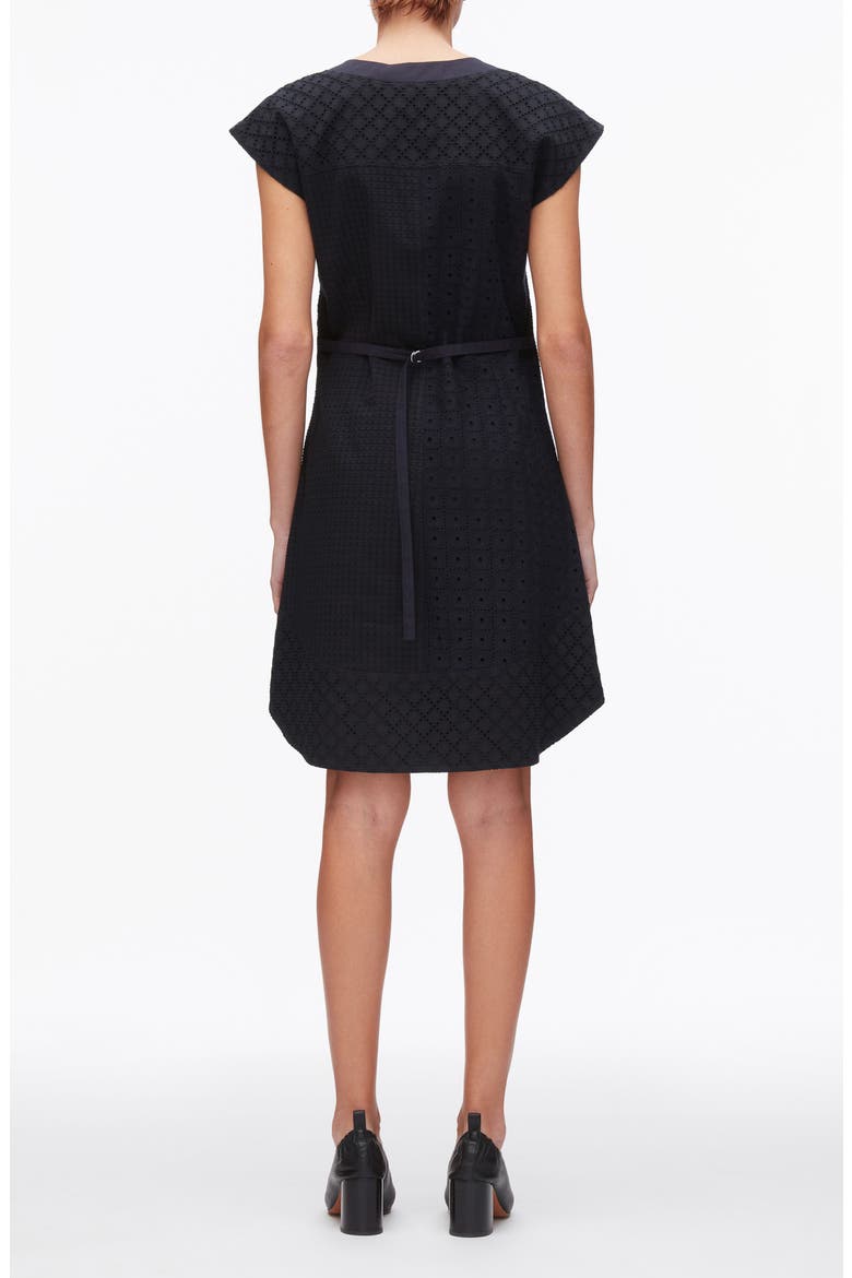 Patchwork Broderie Anglaise Dress, Alternate, color, MIDNIGHT