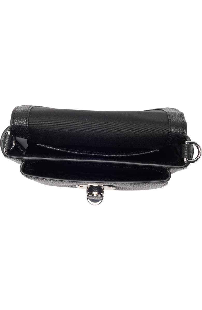 Marc Jacobs Signet Turn Lock Leather Saddle Bag, Alternate, color,