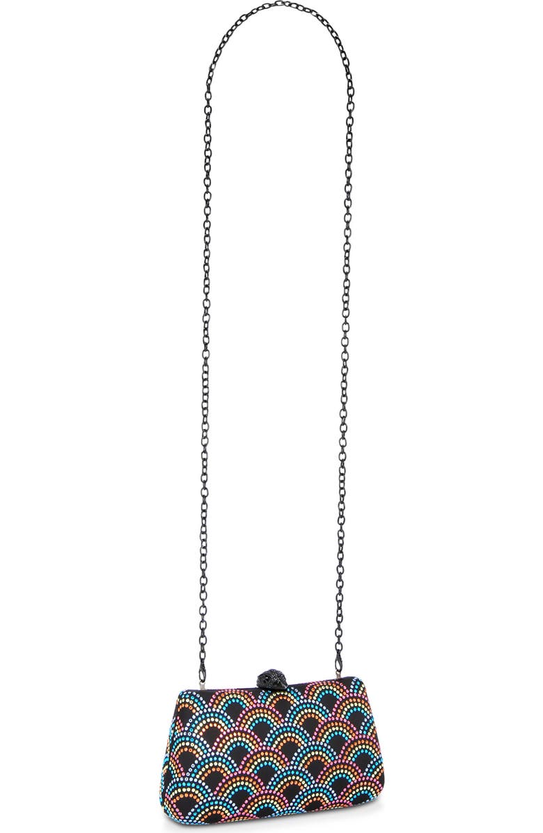 Kurt Geiger London Rainbow Crystal Clutch, Alternate, color,