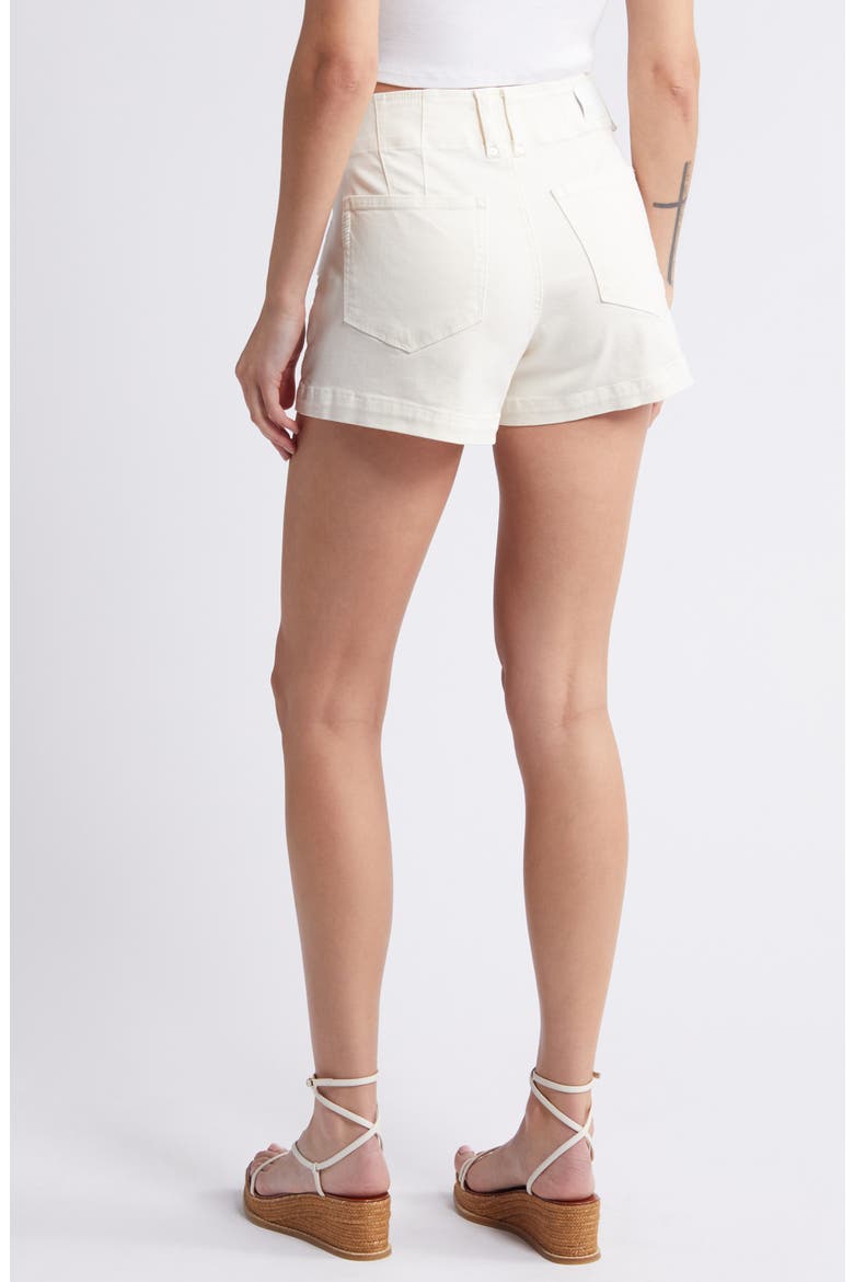 Olivia Cargo Denim Shorts, Alternate, color, QUARTZ SAND