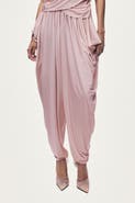 Nocturne Draped Elastic Waist Harem Trousers