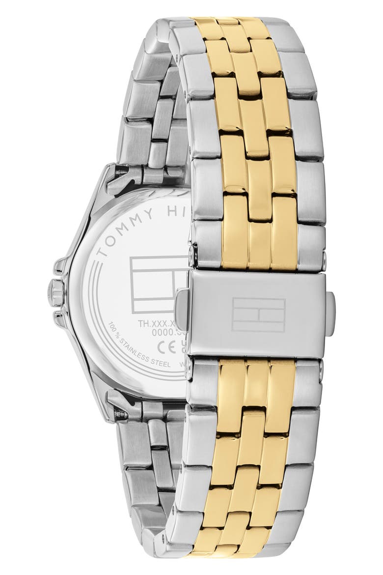 Jade Two Tone Bracelet Watch, 30mm, Alternate, color, WHITE