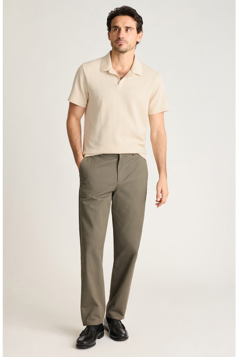 Johnny Collar Waffle Knit Polo, Alternate, color, BONE WHITE 12-0105 TCX