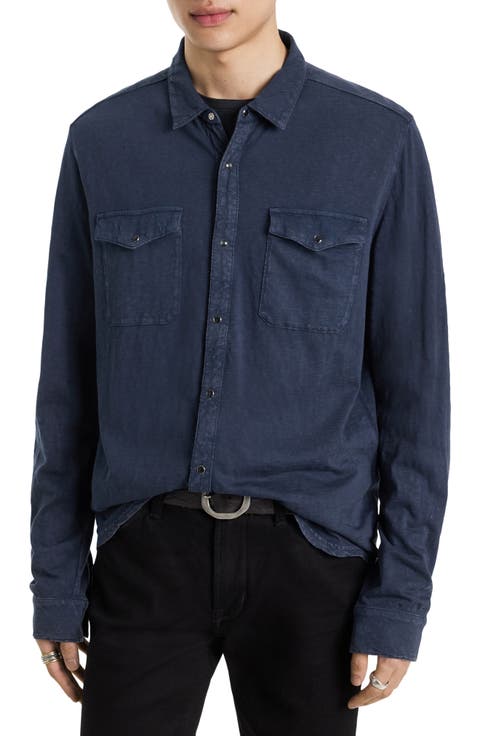 Arvon Cotton Snap-Up Western Shirt