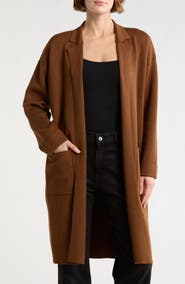 MAX STUDIO Patch Pocket Long Cardigan