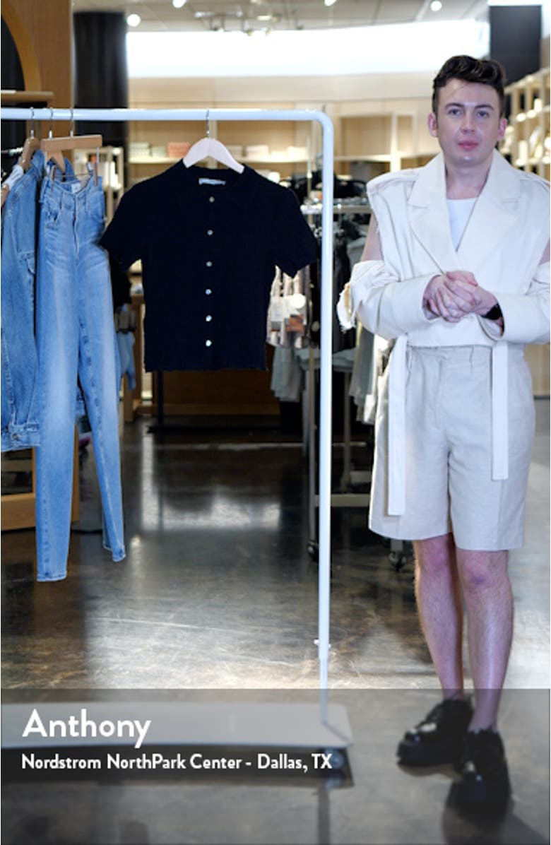 Fidela Textured Button-Up Shirt, sales video thumbnail