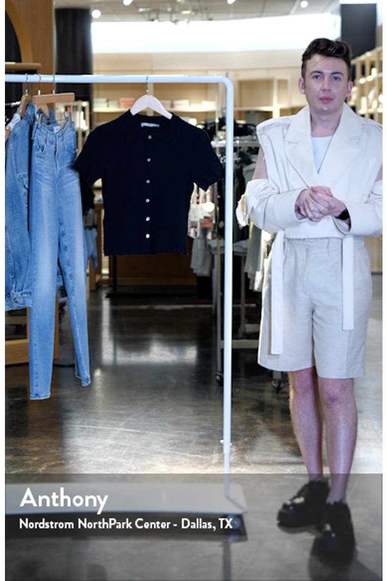 Fidela Textured Button-Up Shirt video