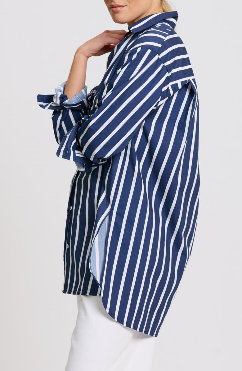 SHIRTY Stripe Boyfriend Shirt, Alternate, color, 