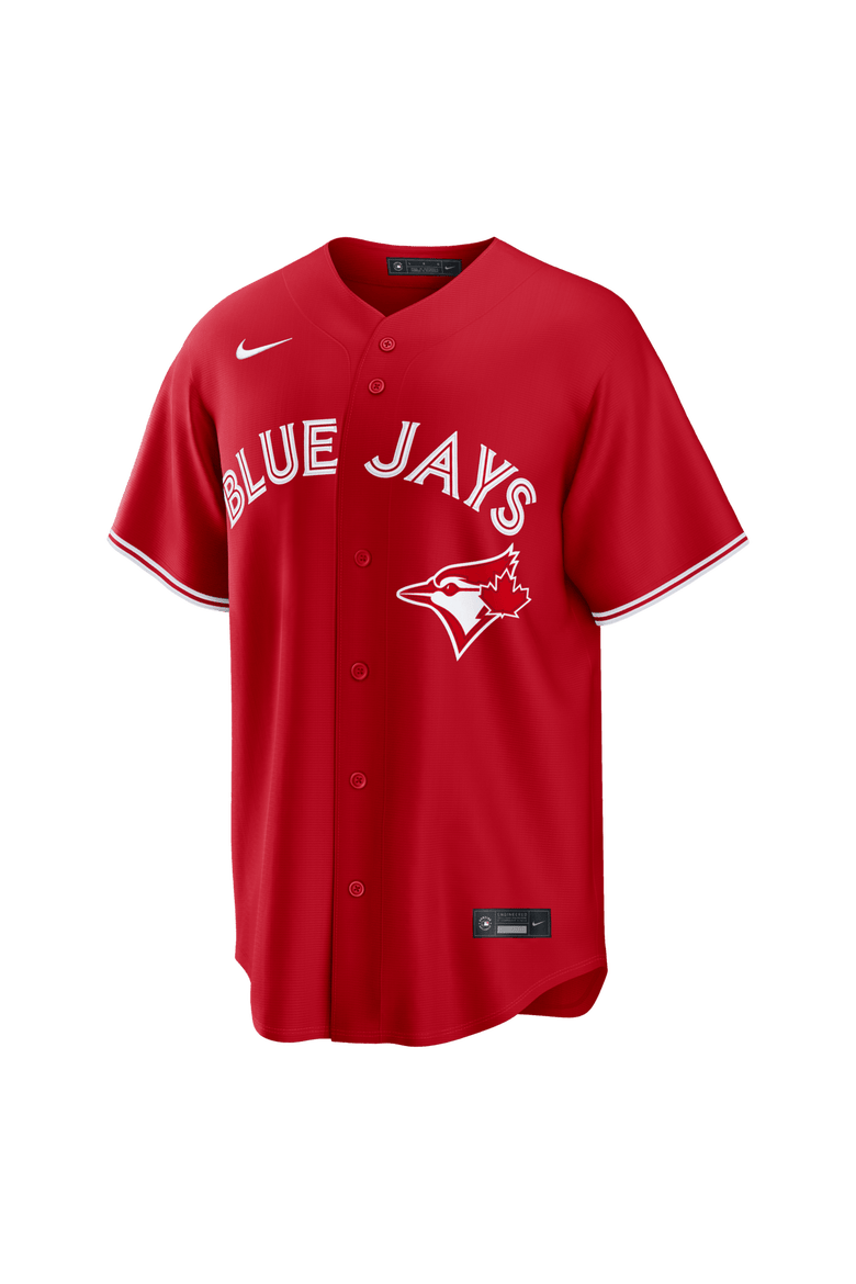 Men's Nike George Springer Red Toronto Blue Jays Canada Day Replica Jersey, Alternate, color, Red