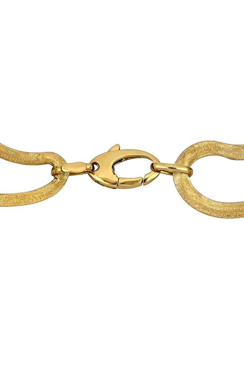 Diamond Fabiform Link Chain Bracelet 14k, Alternate, color, 14k Gold