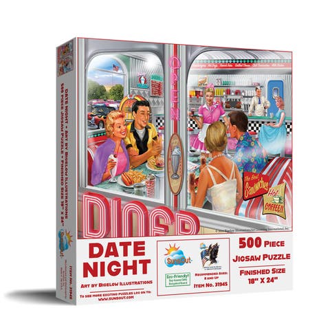 Date Night 500 piece Jigsaw Puzzle for Adults