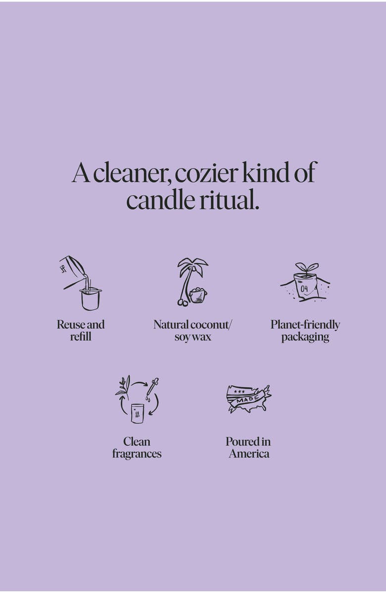 SIBLINGS No. 05 Lavender Refillable Candle, Alternate, color, Clove Lavender Cedar