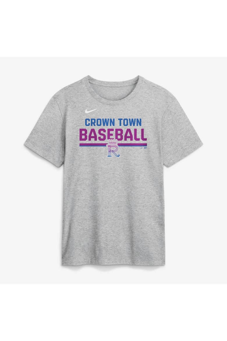 Men's Nike Heather Gray Kansas City Royals 2026 City Connect Stacked Team Phrase T-Shirt, Alternate, color, Heather Gray