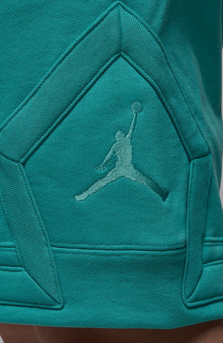 Jordan Flight Fleece Diamond Shorts, Alternate, color, Washed Teal