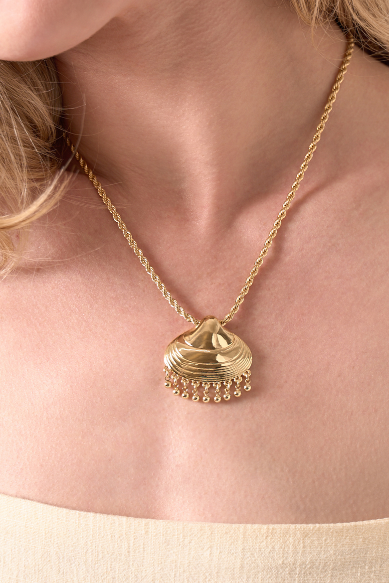 Calypso Necklace, Alternate, color, GOLD
