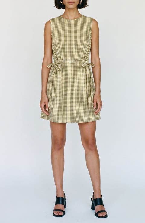 Camilla Sleeveless Gingham Dress