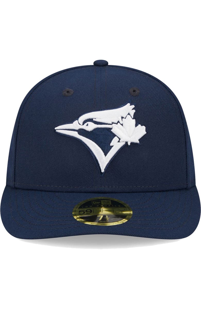 New Era Men's New Era Navy Toronto Blue Jays Oceanside Low Profile 59FIFTY Fitted Hat, Alternate, color, 