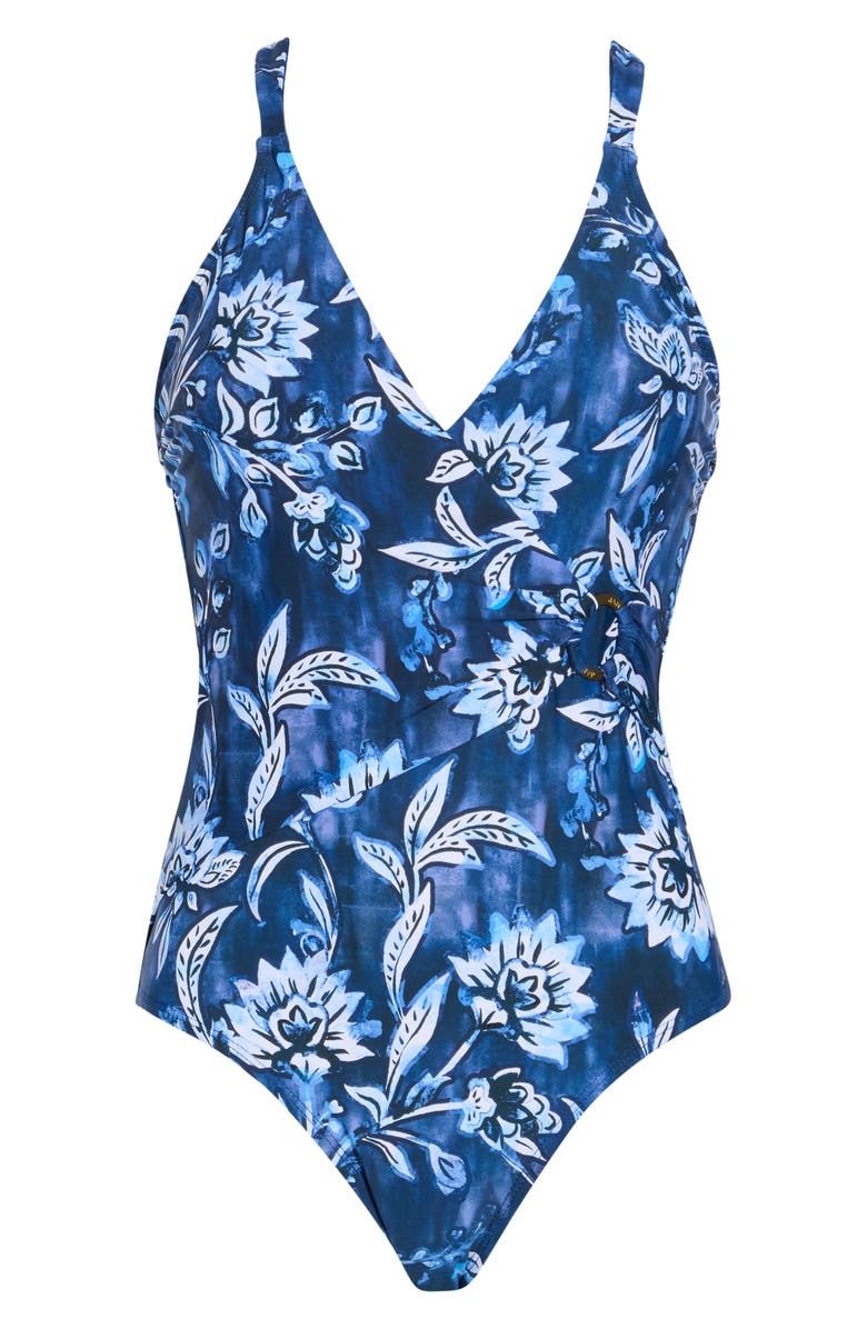 JANTZEN Gina One-Piece Swimsuit, Main, color, Pantheon Blue