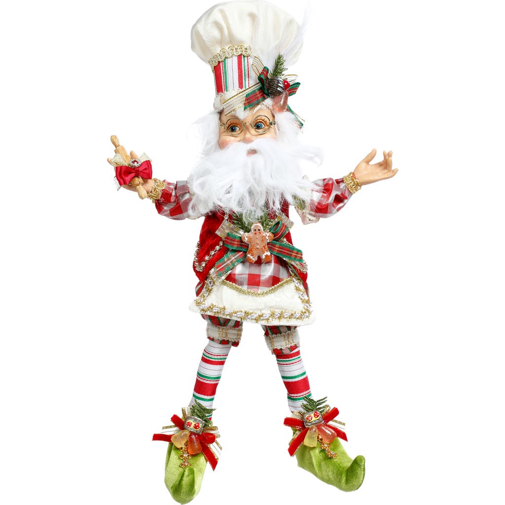 Mark Roberts North Pole Confectioner Elf, Small In Red
