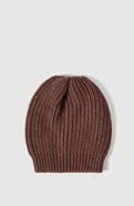 Brunello Cucinelli Cashmere and silk Diamond yarn knit beanie