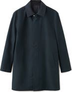 MANGO Water Repellent Parka with Removable Hood
