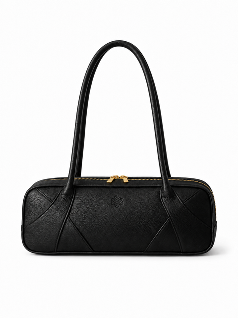Almaira Italian Textured Leather Shoulder Bag