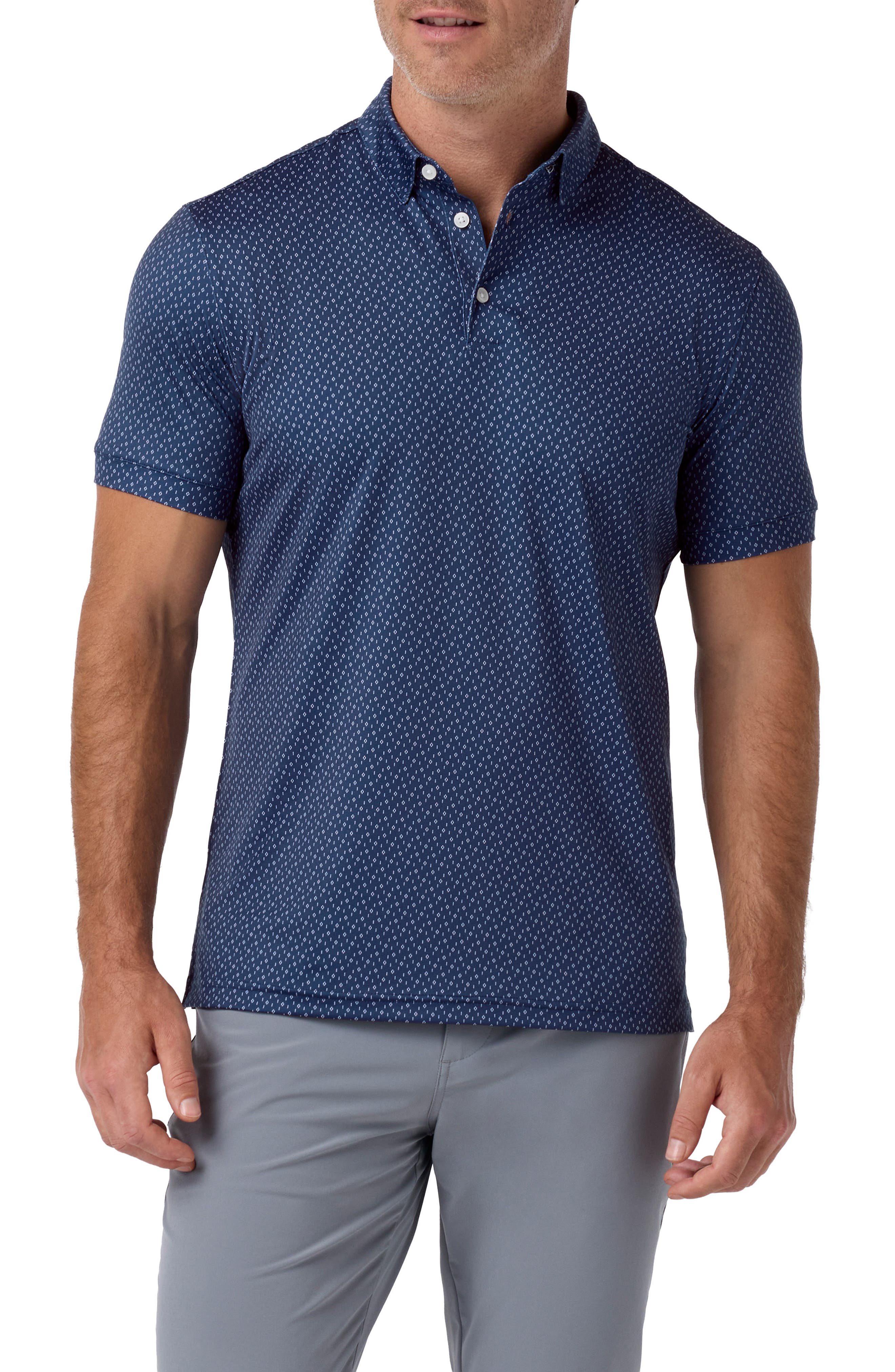 selected MIDNIGHT NAVY DOBBY DOT