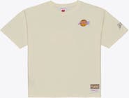 Mitchell & Ness Men's Mitchell & Ness Oatmeal Los Angeles Lakers Heritage Hues Oversized T-Shirt
