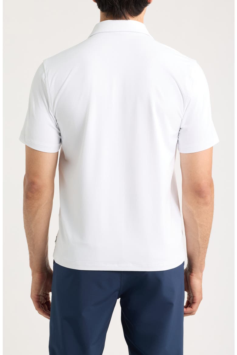 Ponto Short Sleeve Performance Button-Up Shirt, Alternate, color, WHITE