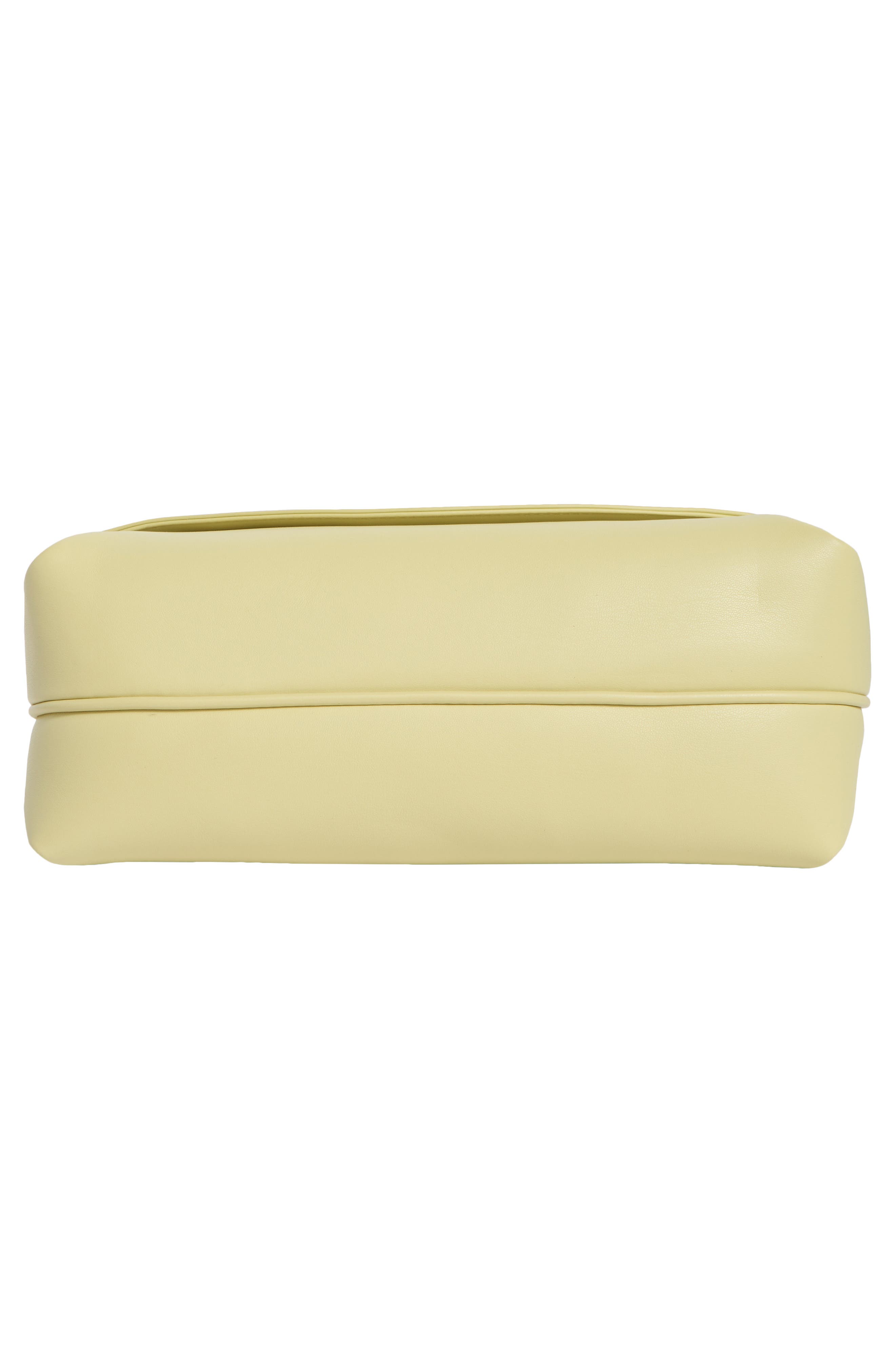 BCBG Draped Shoulder Bag, Alternate, color, Lemon
