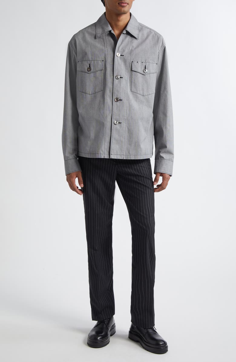 TAKAHIROMIYASHITA TheSoloist. Type 02 Smokey Jacket, Alternate, color, Black X White Glen Check