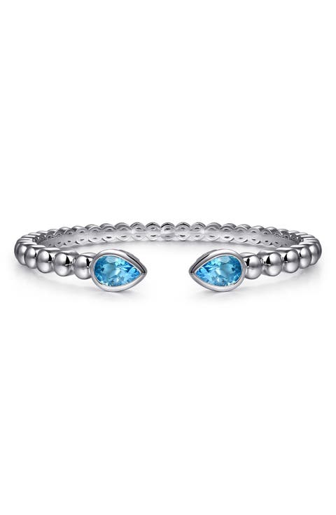Bujukan Blue Topaz Cuff Bracelet