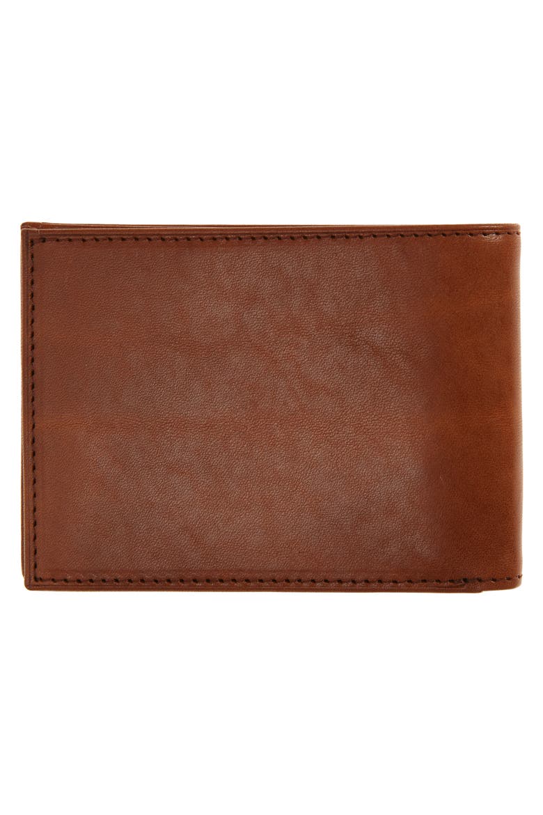 Old Leather Bifold Wallet, Alternate, color, SADDLE