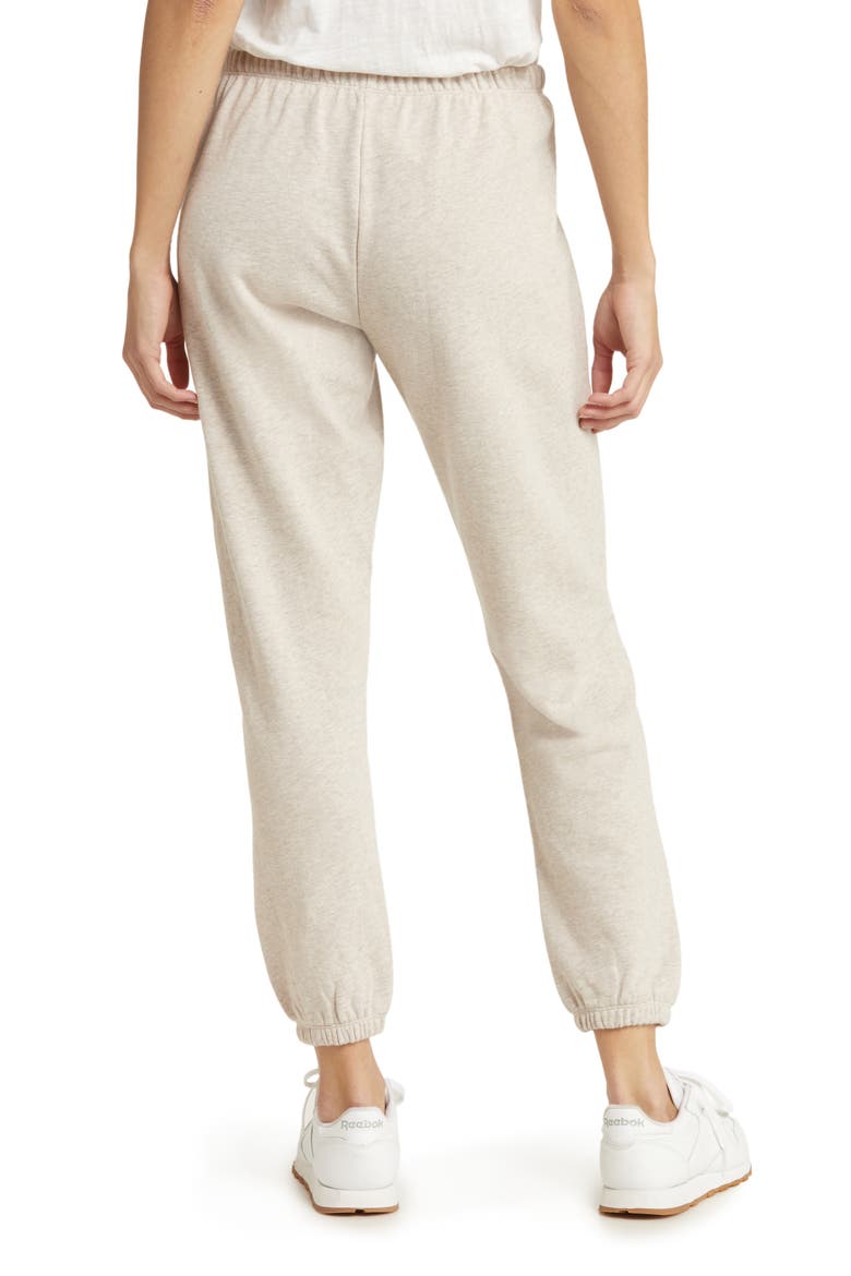 Perfect Yin & Yang Cotton Sweatpants, Alternate, color, OATMEAL HEATHER
