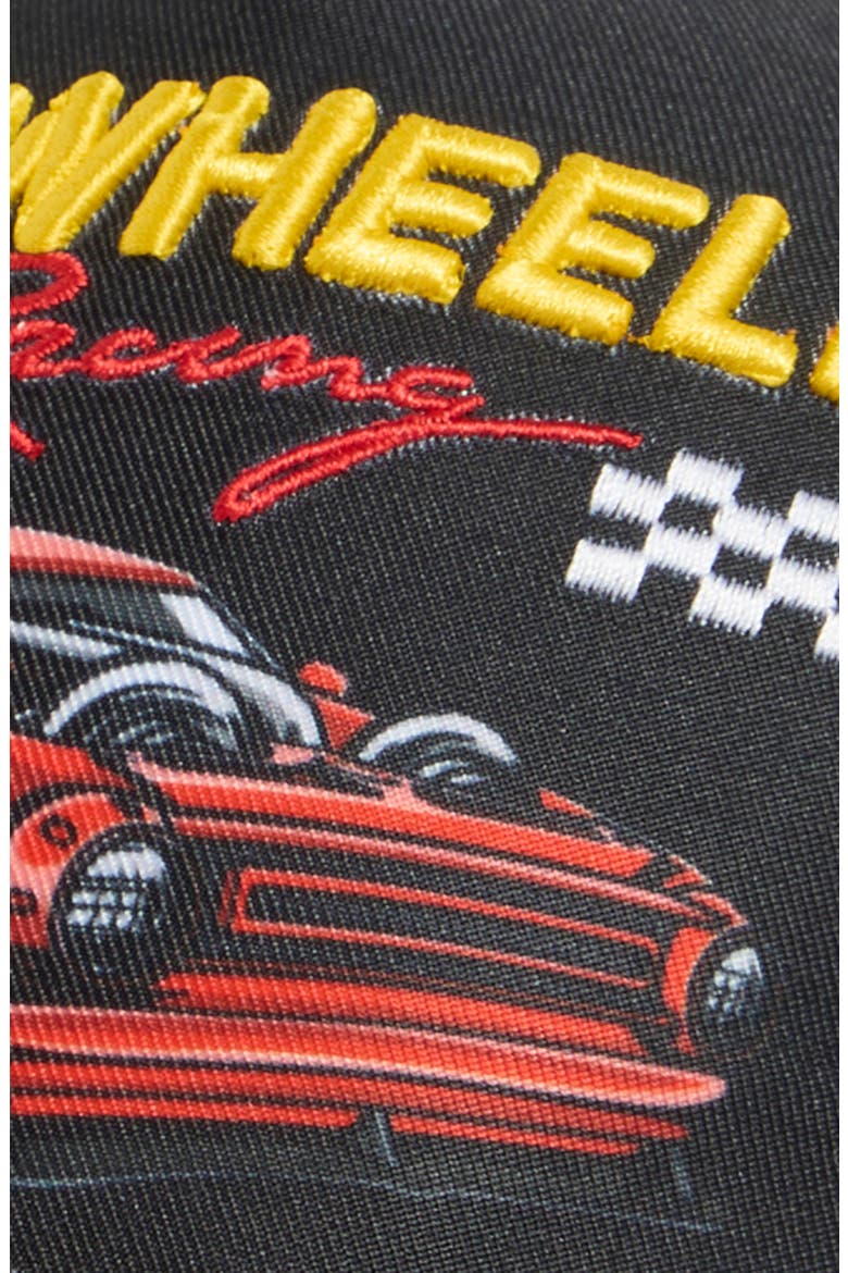 Hot Wheels Flames Baseball Cap, Alternate, color, BLACK
