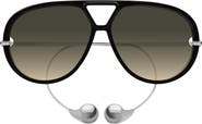 Bottega Veneta Drop 63mm Aviator Sunglasses