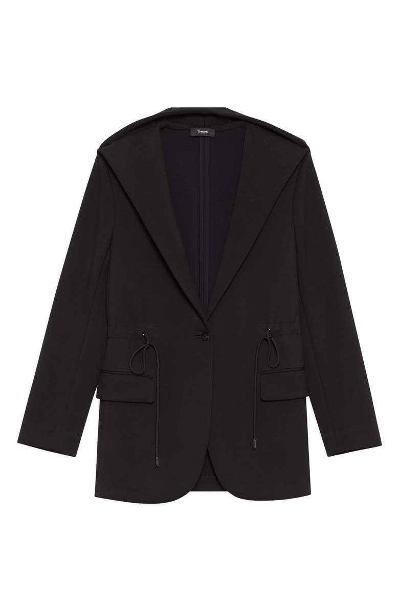 Theory Hooded Drape Blazer, Alternate, color, 