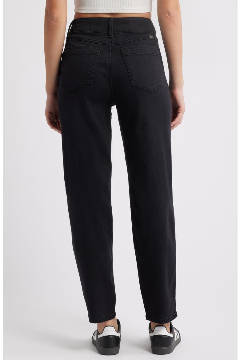 High Waist Ankle Barrel Jeans, Alternate, color, STERLING