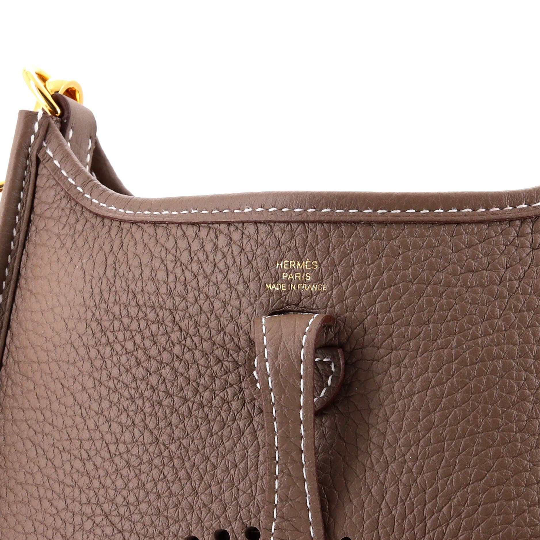 Pre-Owned Hermes Evelyne Bag Gen III Clemence TPM, Alternate, color, 