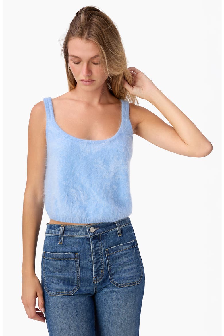 Ami Cashmere Tank, Alternate, color, CERULEAN
