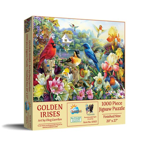 Golden Irises 1000 piece Jigsaw Puzzle for Adults