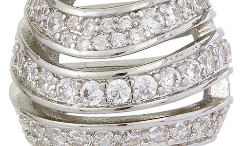Savvy Cie Jewels Conical Cubic Zirconia Drop Earrings