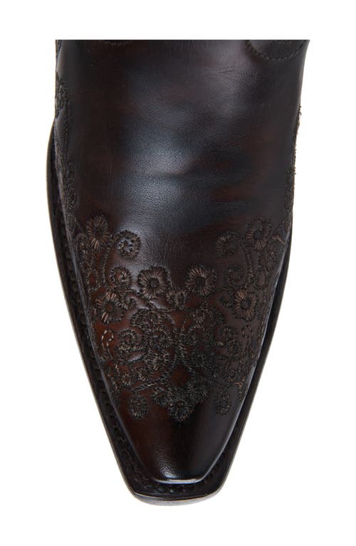 Corral Floral Embroidered Western Boot In Brown