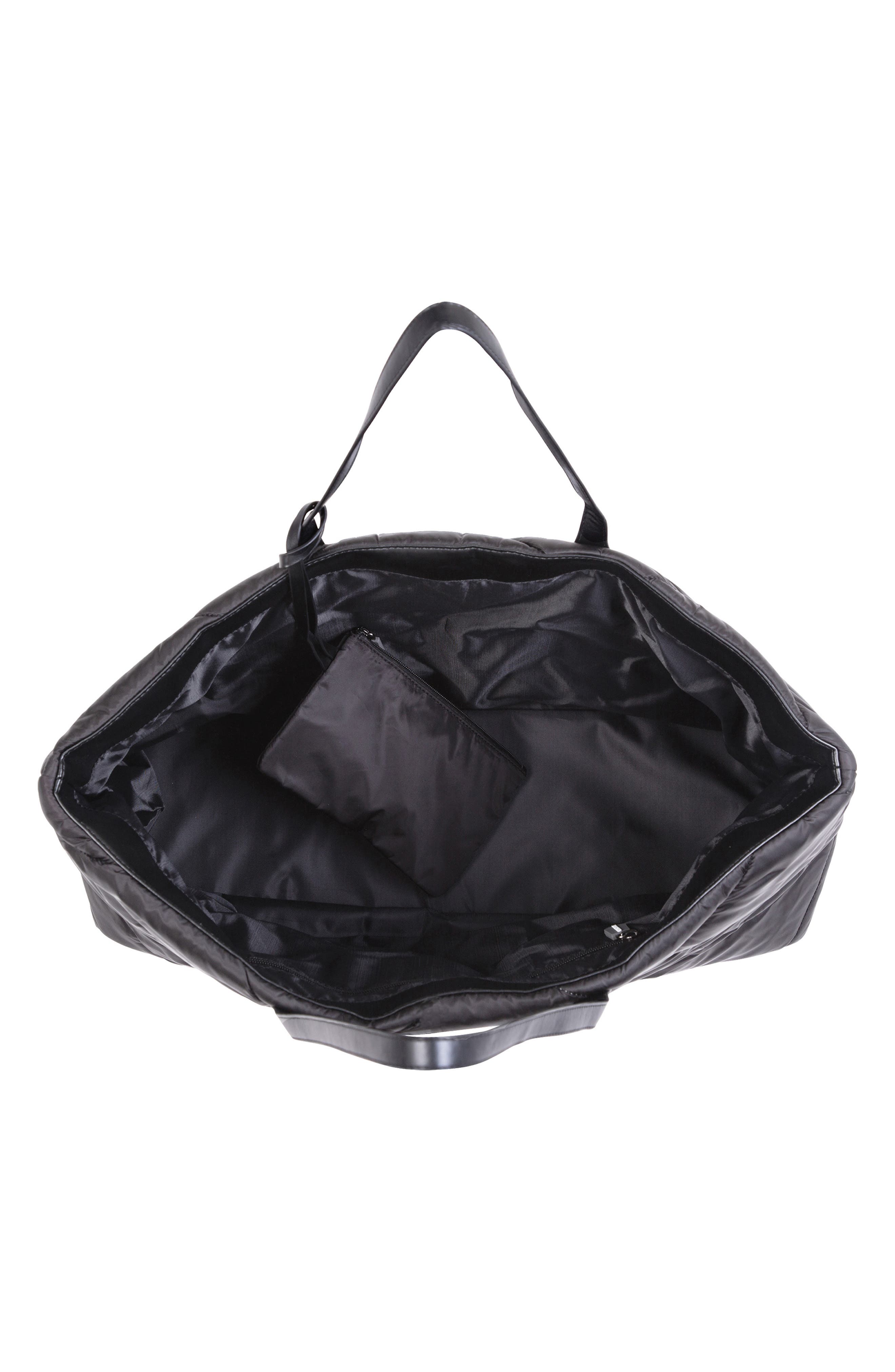 CHILDHOME Family Bag Large Quilted Diaper Bag, Alternate, color, Puffer Black
