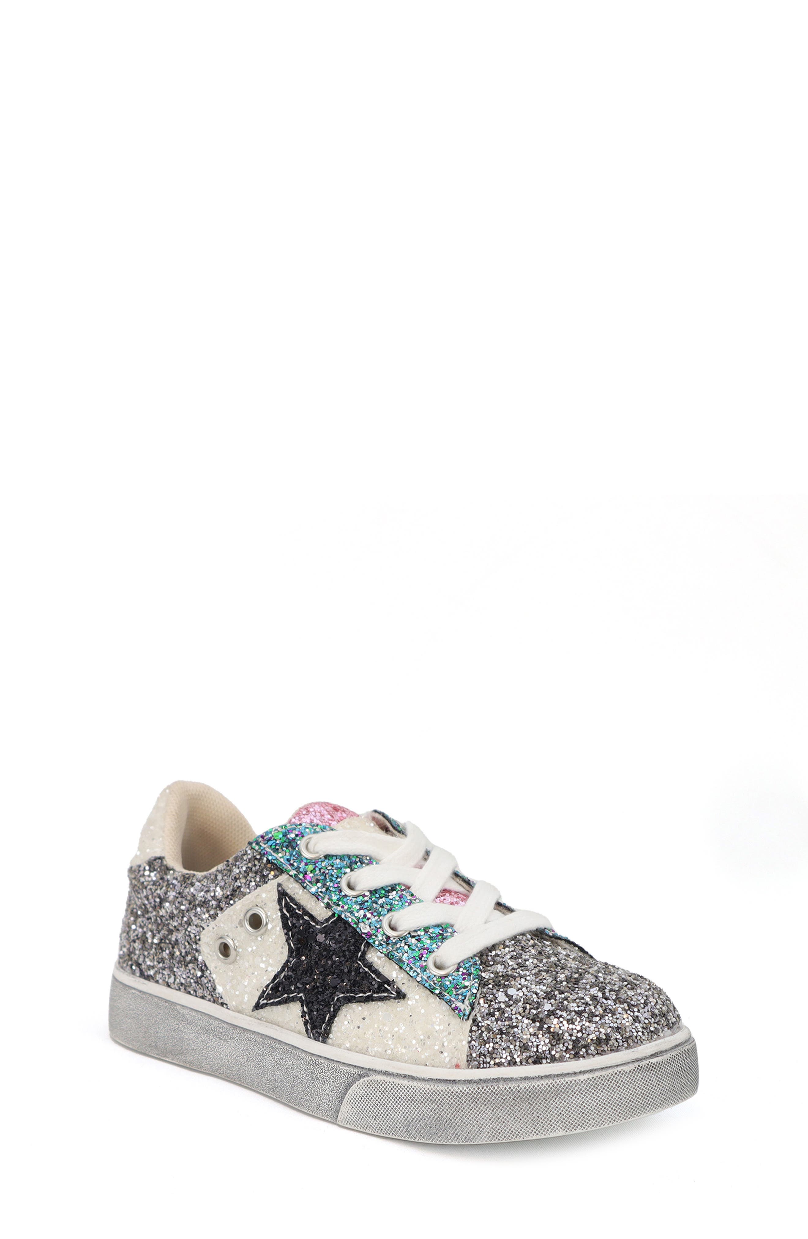 YOKI Kids' Glitter Sneaker, Main, color, 